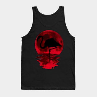 red moon flamingo Tank Top